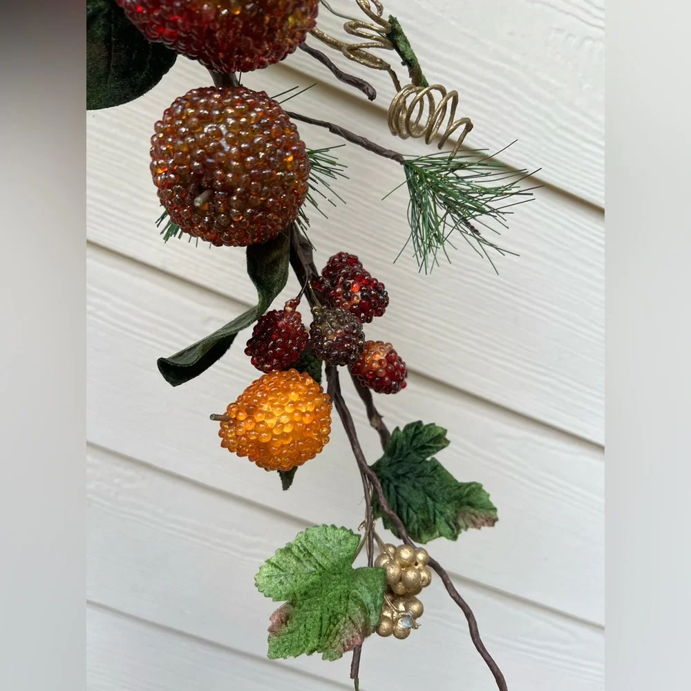 NWT MICHAEL’S BEADED FRUIT GARLAND.
